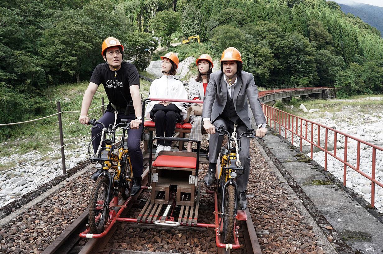 旧神岡鉄道を活用したレールマウンテンバイク「ガッタンゴー」（岐阜・飛騨市）